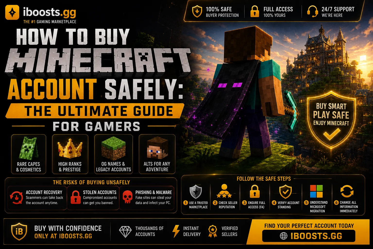 How to Buy a Minecraft Account Safely: The Ultimate Guide for Gamers