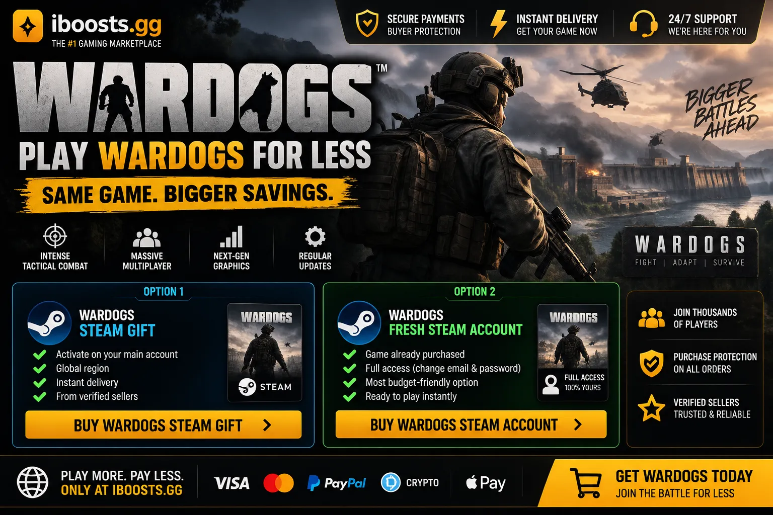 WARDOGS: The Next Big Shooter is Here – How to Get It Cheap on iBoosts!
