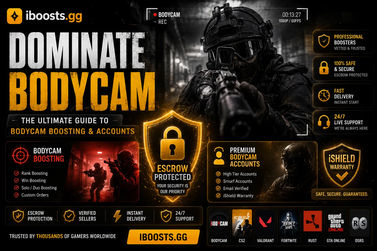 Dominate Bodycam: The Ultimate Guide to Bodycam Boosting & Accounts