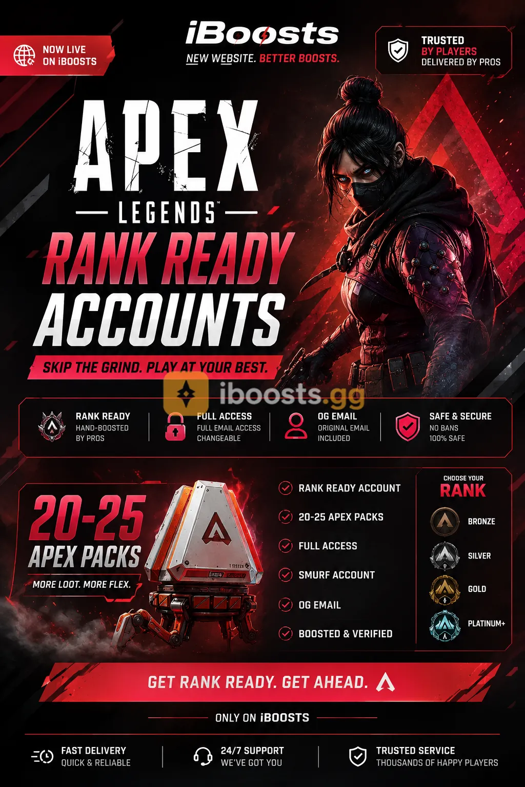 EA ✔️ Level 20 ✔️ Rank Ready ✔️ 20-23 Apex Packs ✔️ Full Access ✔️ Smurf account ✔️OG Email ✔️Silver rank