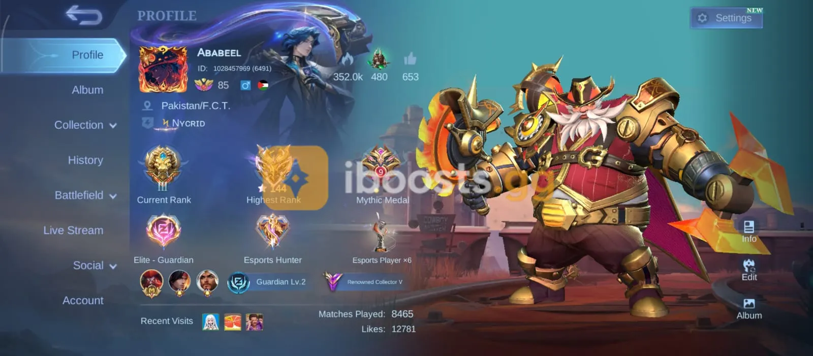 MLBB Star Boost | 10 Stars | Multiple-Time Mythical Immortal Player
