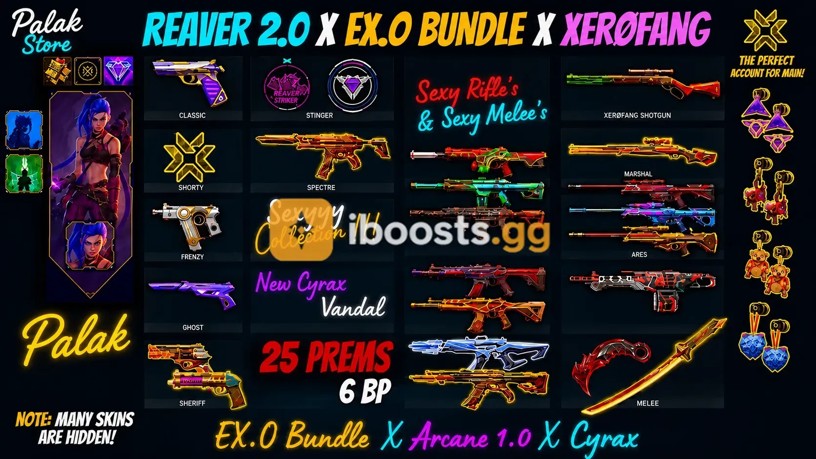 VALORANT ACCOUNT | REAVER 2.0 X EX.O BUNDLE X XEROFANG [AP]