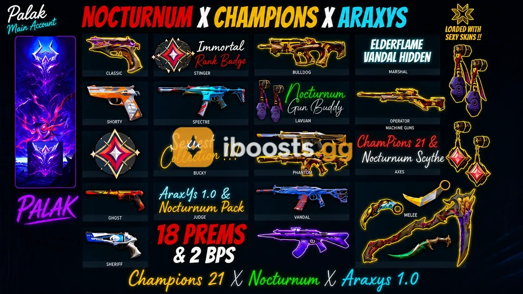 Valorant Account Nocturnum x champions x araxys [AP]