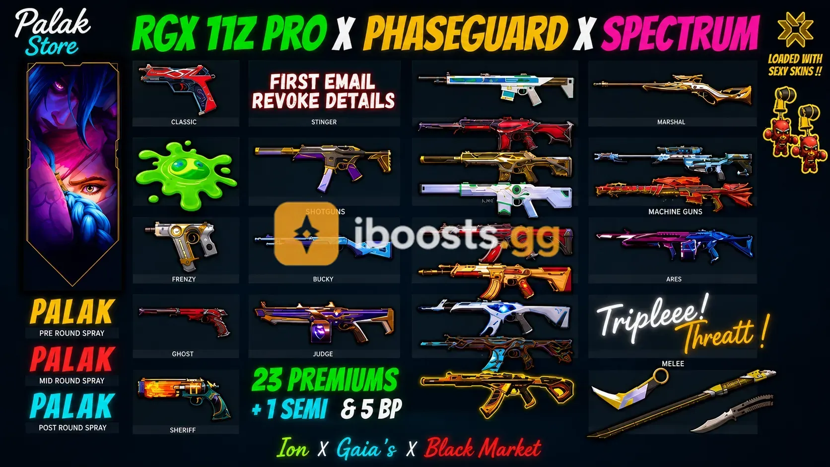 VALORANT ACCOUNT | RGZ 11Z PRO X PHASEGUARD X SPECTRUM [AP]