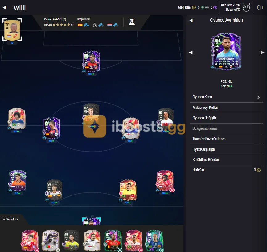 [PC-STEAM] Fc26 Purchased, Web app unlock & 600k+ coins, 99 Rodri, 99 Baena ,99 Simon, 98 Lampard, 97 Jairzinho and more.