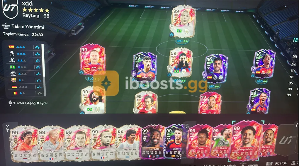 [PS4&5] full + full 99, 99 Pina, 99 Yamal, 99 Porro, 99 Ronaldinho, 99 Pedri, 99 Zidane, 99 Dembele, 99 Olise and more...