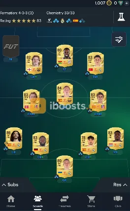[XBOX] Web app unlock, 86 Cucurella, 83 Rudiger, 82 Gordon, 83 Inaki, 84 Olmo, 83 Guler, 83 Dumfries and more...