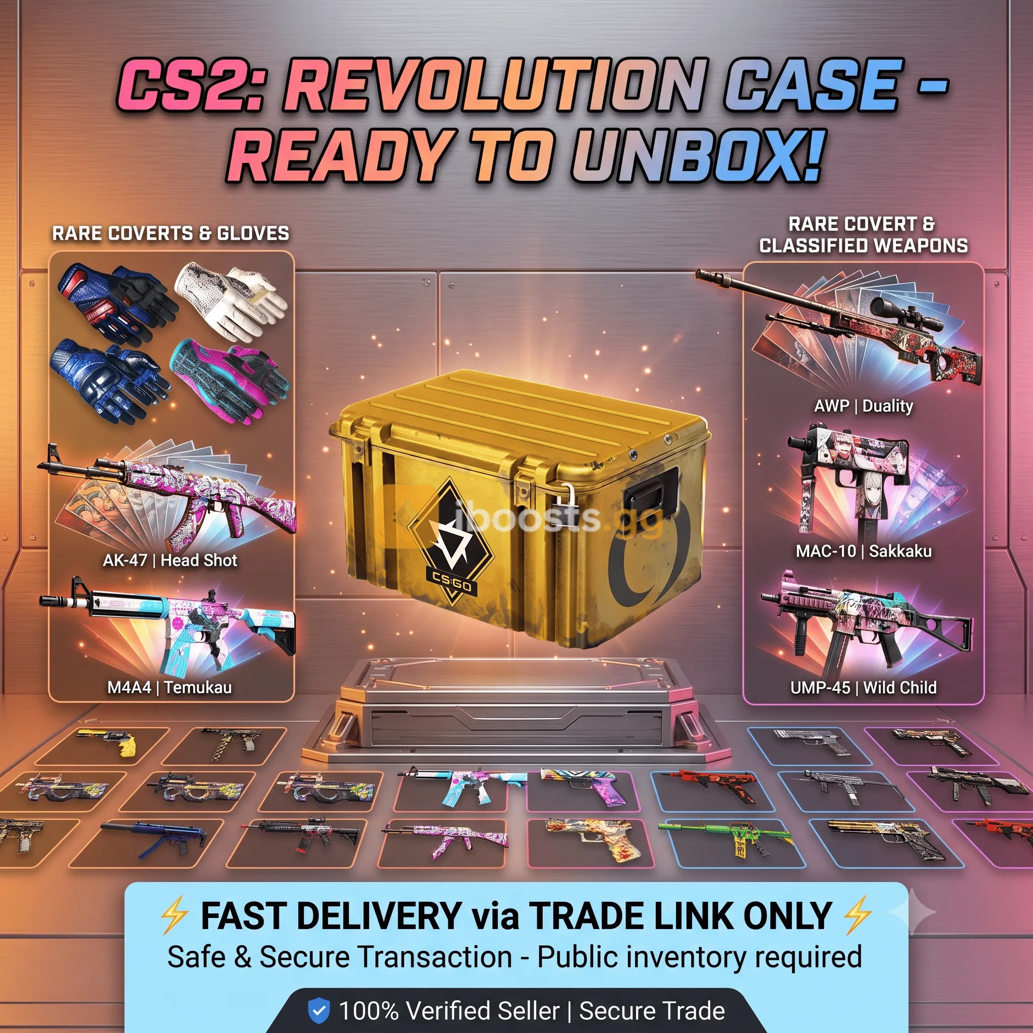 Revolution Cases - Fast Delivery (Trade Link Only)