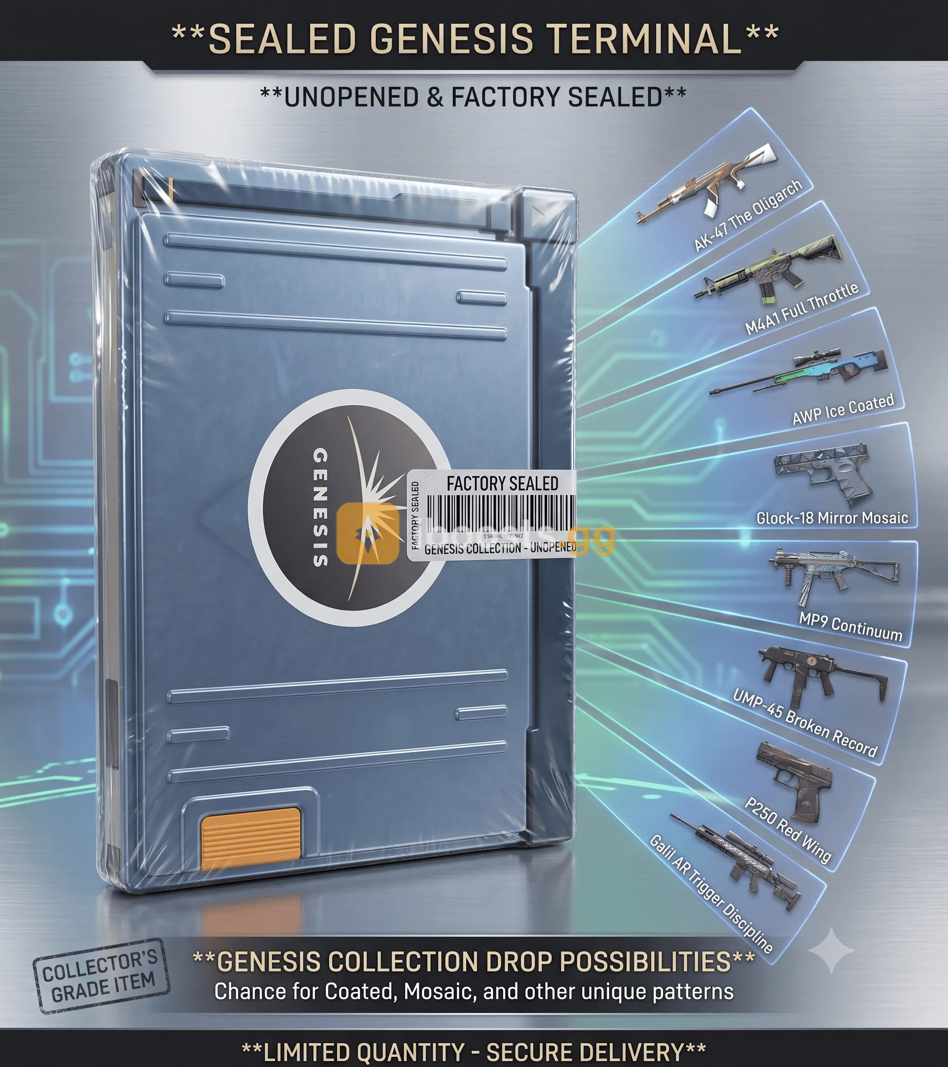 Sealed Genesis Terminal - Fast Delivery (Trade Link Only)