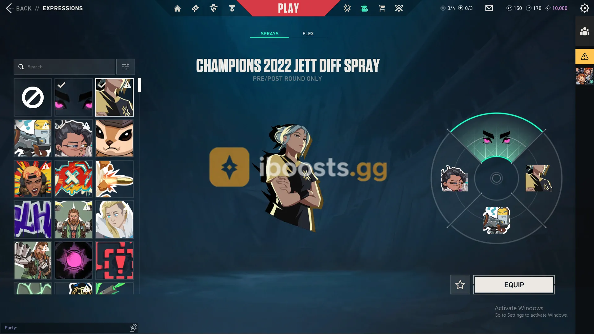 ๐ EU/TR Account โข ๐ Vp in Acccount 150 โข ๐จ Champions 2022 Jett Diff Spray โข ๐ Peak Gold 1 โข ๐ง Mail Changeable โข ๐ Instant Delivery - Image 1