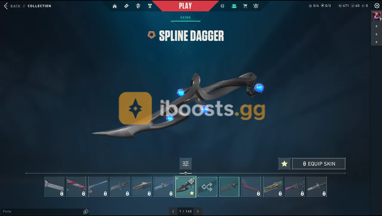 💎 EU Account • 1 Skin • ⚔️ Spline Dagger • 🏆 Peak Silver 3 • 📧 Mail Changeable • 🚀 Instant Delivery - Image 1