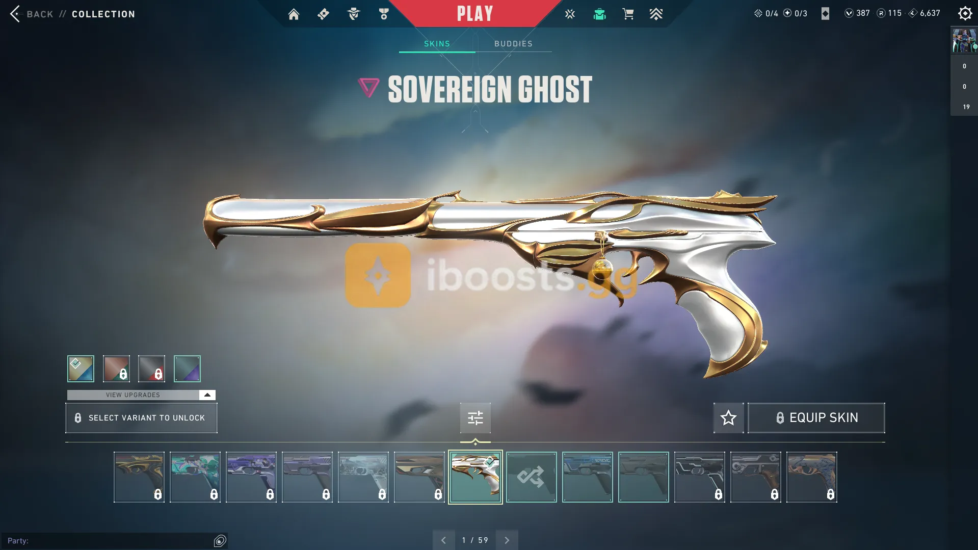 ๐ EU Account โข 6 Skins โข ๐๏ธ Origin Vandal โข ๐๏ธ Ion Spectre โข ๐๏ธ Sovereign Ghost โข ๐๏ธ Prime Classic โข ๐ Peak Gold 1 โข ๐ง Mail Changeable โข ๐ Instant Delivery - Image 1
