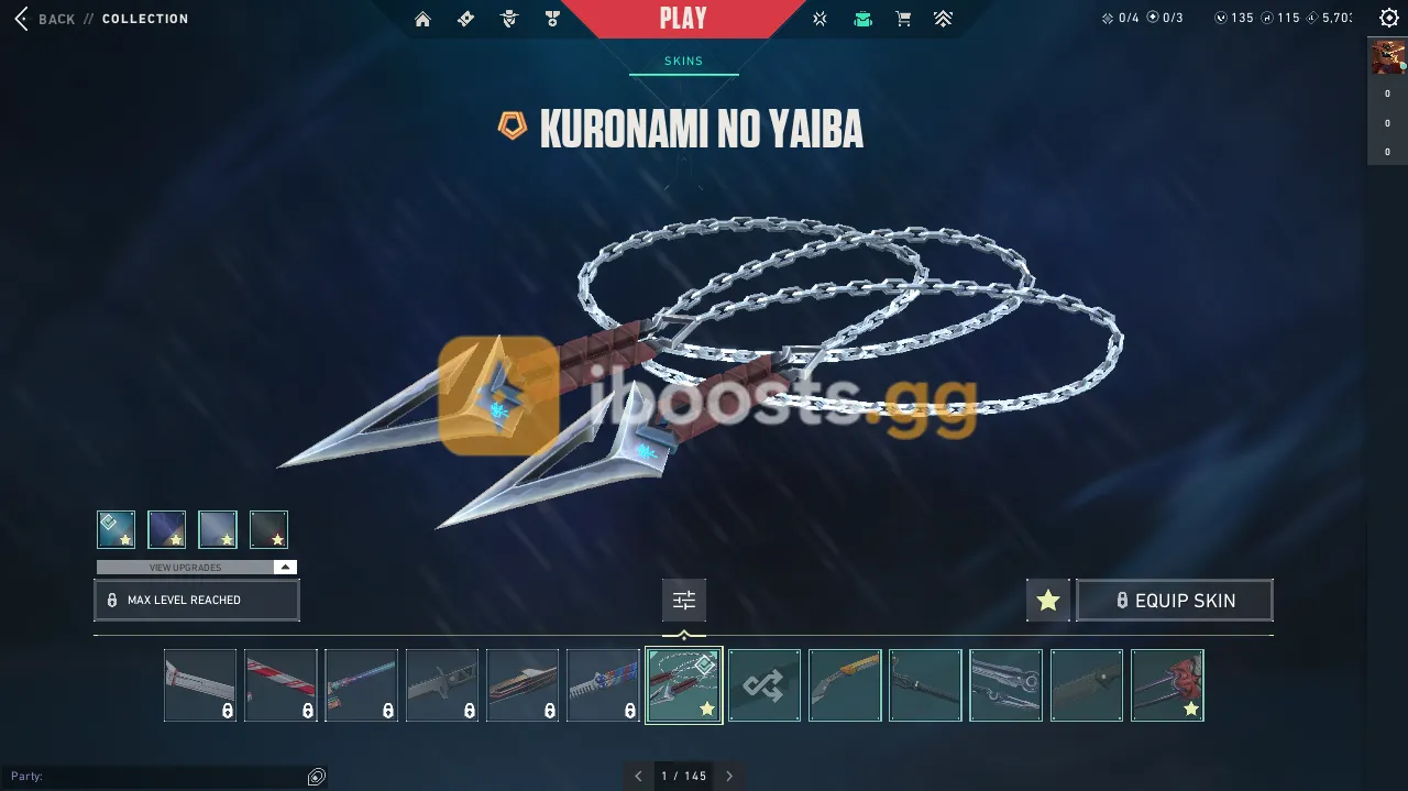 ๐ EU Account โข 131 Skins โข โ๏ธ Kuronami no Yaiba โข ๐๏ธ Kuronami Bundle โข ๐๏ธ Kuronami Vandal โข ๐๏ธ XERรFANG Vandal โข ๐๏ธ EX.O Vandal โข ๐๏ธ Overdrive Vandal โข ๐๏ธ RGX 11z Pro Outlaw โข ๐ Peak Immortal 2 โข ๐ง Mail Changeable โข ๐ Instant Delivery - Image 1