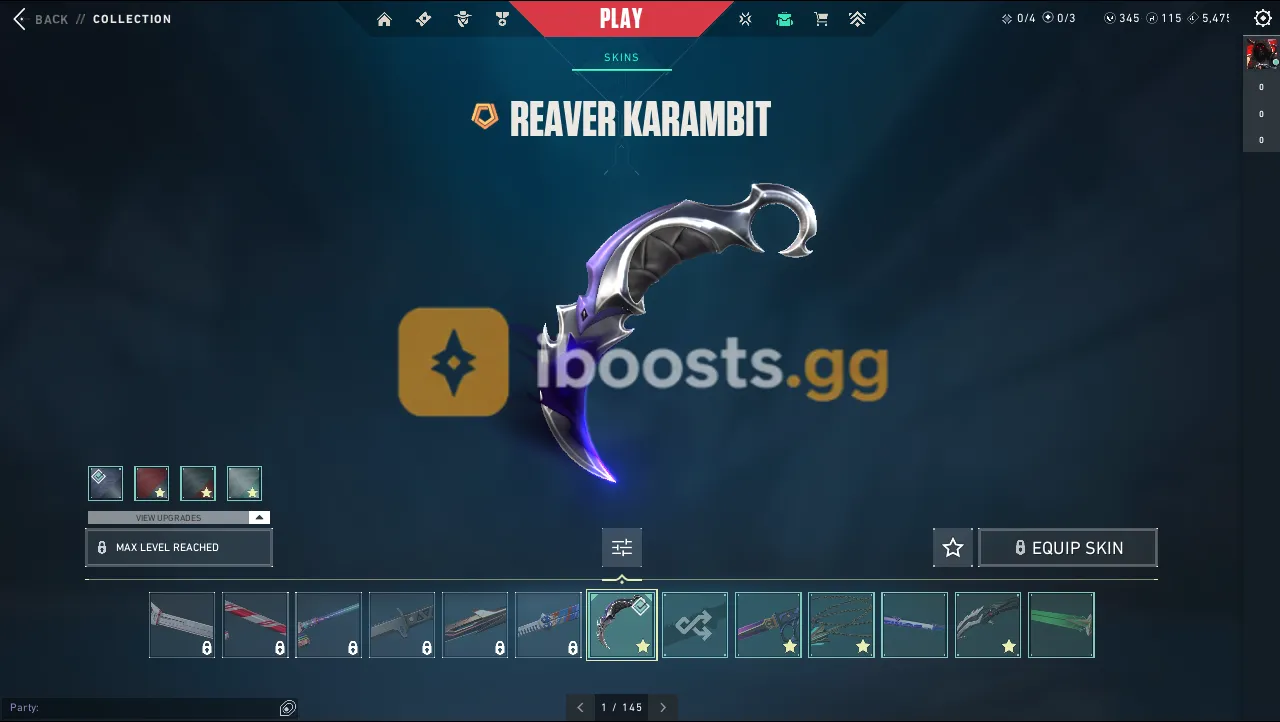 ๐ EU/TR Account โข 83 Skins โข โ๏ธ Reaver Karambit โข โ๏ธ RGX Karambit โข โ๏ธ Prime Karambit โข ๐๏ธ Kuronami Vandal โข ๐๏ธ Aemondir Vandal โข ๐๏ธ Forsaken Vandal โข ๐ Peak Diamond 3 โข ๐ง Mail Changeable โข ๐ Instant Delivery - Image 1