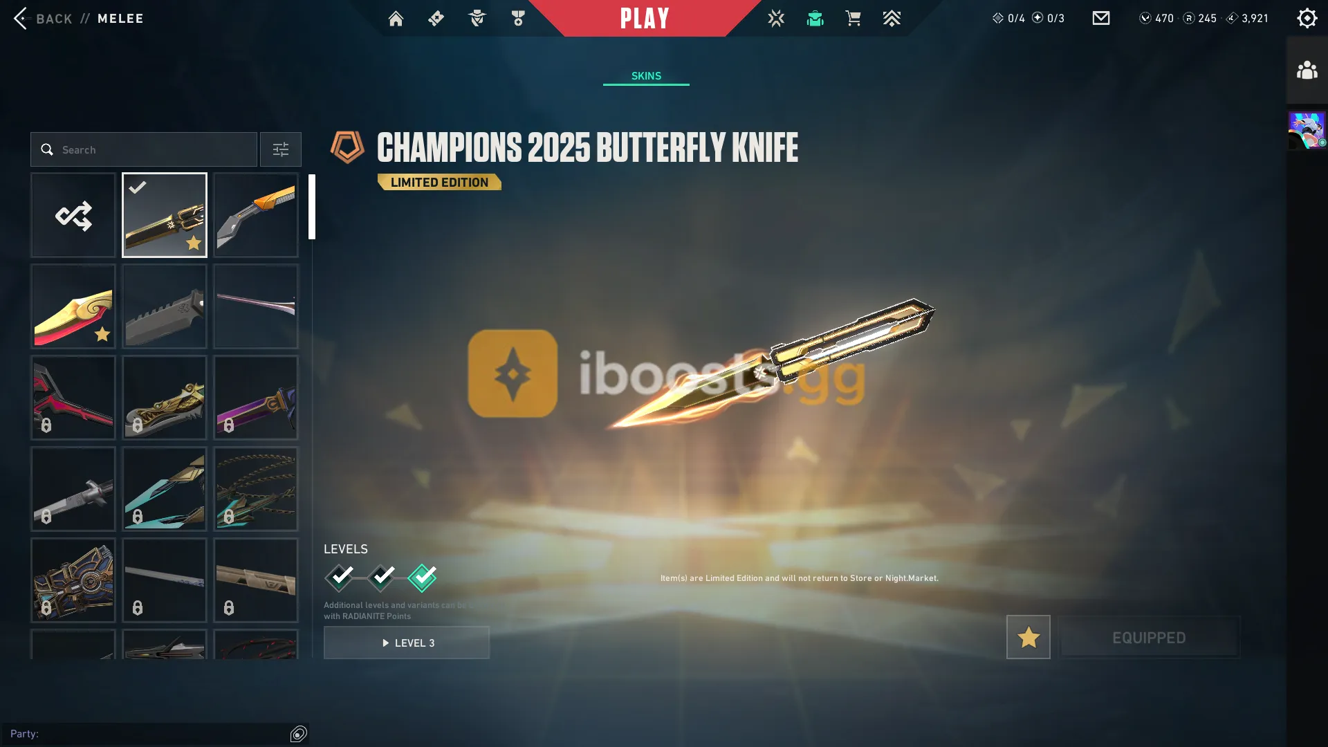 ๐ EU Account โข 51 Skins โข โ๏ธ Champions 2025 Butterfly Knife โข โ๏ธ Ignite Fan โข ๐๏ธ Champions 2025 Vandal โข ๐๏ธ Kuronami Vandal โข ๐๏ธ Primordium Phantom โข ๐๏ธ Neo Frontier Sheriff โข ๐ถ 360โฌ Spent โข ๐ Peak Diamond 1 โข ๐ง Mail Changeable โข ๐ Instant Delivery - Image 1