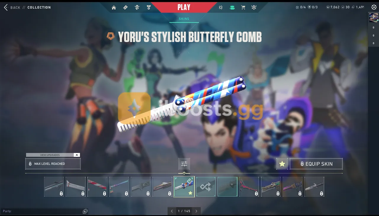 ๐ EU/TR Account โข 24 Skins โข โ๏ธ Yoruโs Butterfly Comb โข ๐๏ธ Reaver Vandal โข ๐๏ธ RGX 11z Pro Guardian โข ๐๏ธ Radiant Crisis 001 Classic โข ๐ Peak Gold 1 โข ๐ง Mail Changeable โข ๐ Instant Delivery - Image 1