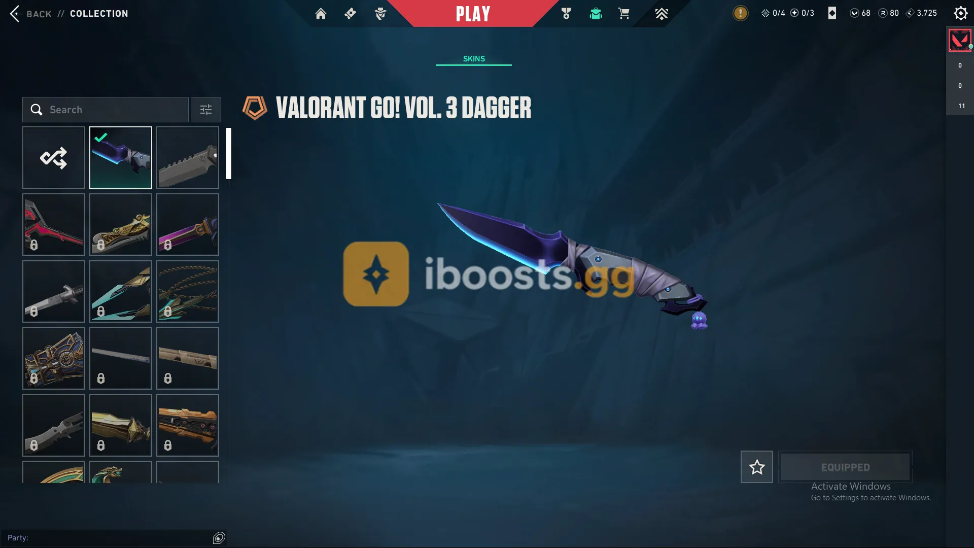 💎 EU/TR Account • 3 Skins • 🎖️ Forsaken Vandal • 🎖️ Tigris Operator • ⚔️ GO! Vol. 3 Dagger • 🏆 Peak Diamond • 📧 Mail Changeable • 🚀 Instant Delivery - Image 1