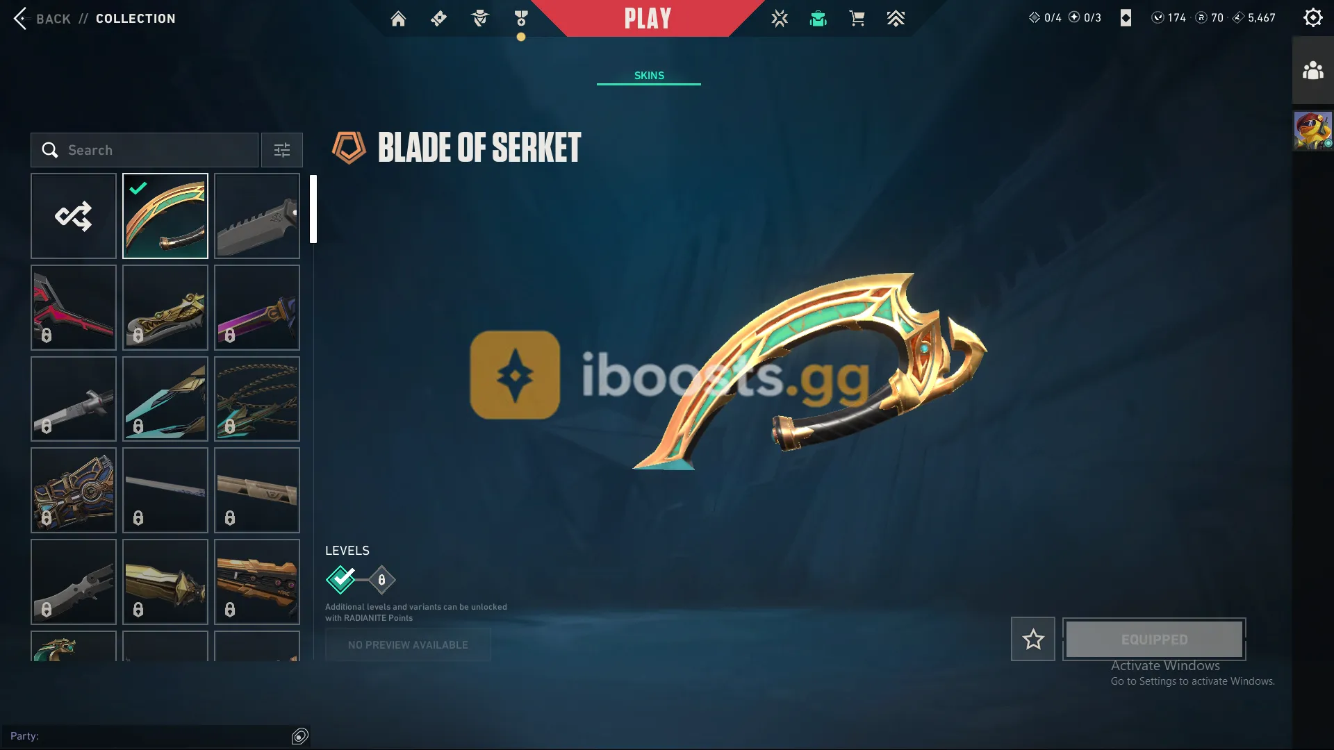 ๐ EU/TR Account โข 1 Skin โข ๐๏ธ Blade of Serket โข ๐ Rank Ready โข ๐ Smurf โข ๐ง Mail Changeable โข ๐ Instant Delivery - Image 1