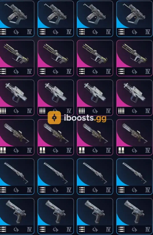All guns in the photo