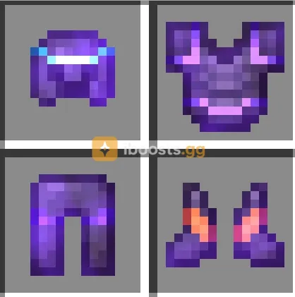 max full Netherite armor set - instant