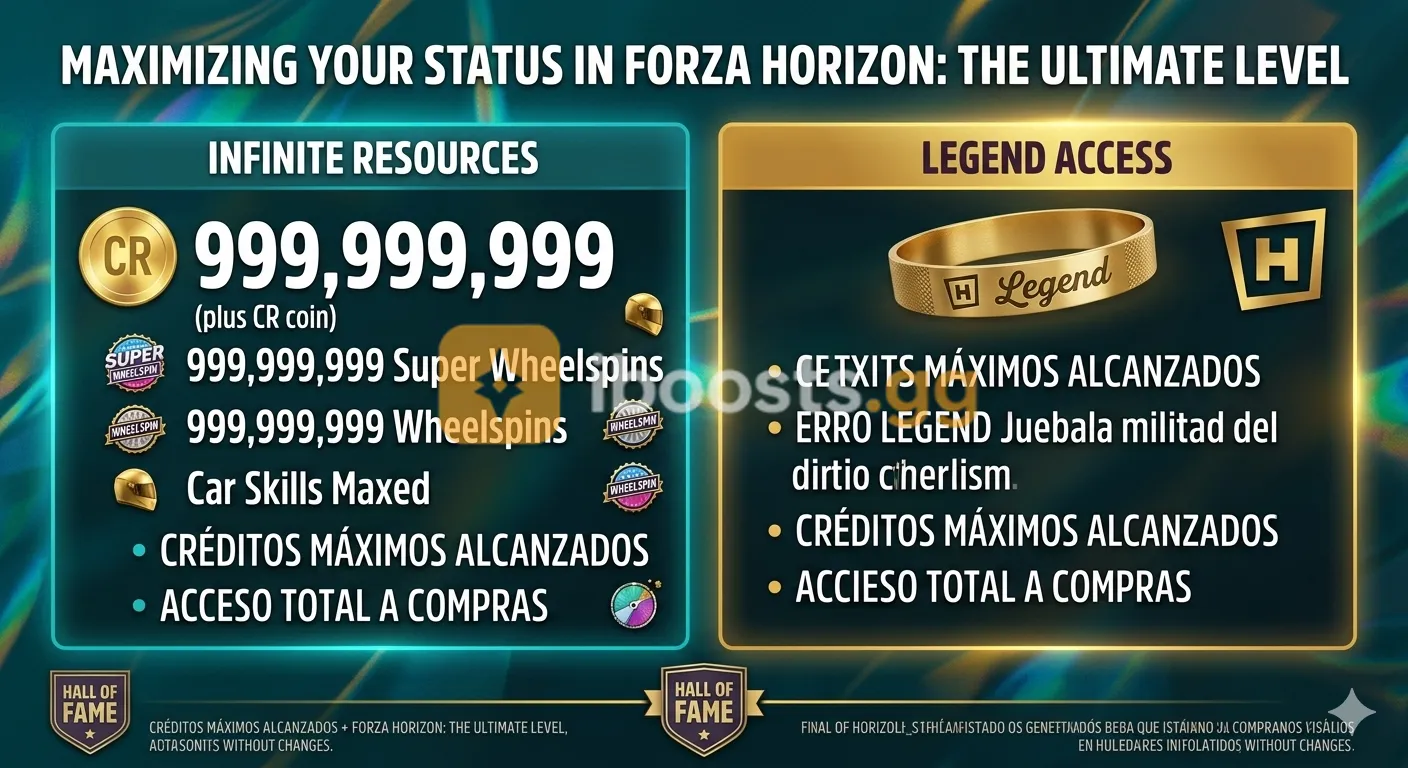 ⚡NEW💥VIP ⚡1 PRESTIGE 🔥 123 LEVEL🔥 💥LEGEND WRISTBAND 💎XBOX💎| 999,999,999 CREDITS & SUPER WHEELSPIN & WHEELSPIN, CAR SKILLS | ✅ FULL ACCESS 💷 ALL PROGRES HAVE HOUSE AND 🔥 +600 CARS WHIT 🔥LEGENDARY🎮 GAME ACCOUNT WITH PROGRESS (GAME NOT INCLUDED) IMPORTANT INFORMATION THIS IS ONLY AN ACCOUNT – GAME IS NOT INCLUDED PC AND XBOX : MICROSOFT STORE / XBOX APP / ALSO WORKS ON: XBOX CONSOLES NOT COMPATIBLE WITH: PLAYSTATION DELIVERY INSTANT DELIVERY – READY TO PLAY! WHAT YOU GET 1 FREE IN-GAME NICKNAME CHANGE 999,999,999 CREDITS ✅SUPER WHEELSPINS ✅WHEELSPINS ACCOUNT FEATURES FULLY VERIFIED BEFORE DELIVERY ✅100% ONLINE FEATURES WORKING INSTANT ACCESS AFTER LOGIN FULL CONTROL AVAILABLE: • CHANGE EMAIL • ✅CHANGE PASSWORD • SET UP SECURITY PROTECTION • CHANGE NICKNAME GAME CONTENT INFO CARS, ITEMS, AND PROGRESS ARE PRE-EXISTING FOR SAFETY ANY DLC CONTENT (IF INCLUDED) WILL APPEAR IN-GAME DLC CARS REQUIRE OWNING THE CORRESPONDING DLC THIS ACCOUNT INCLUDES THE FOLLOWING: ✅💎GOLD WRISTBAND 🔥💯 ✅💎ALL CARS 615 🔥💯 ✅💎99,999,999 CR 🔥💯 ✅💎999M SKILL POINT 🔥💯 ✅💎999M WHEELSPIN + 999M SUPER WHEELSPIN 🔥 ✅💎1 PRESTIGE 23 LEVEL💥💯 ✅💎Clothing & Car Horn unlocked