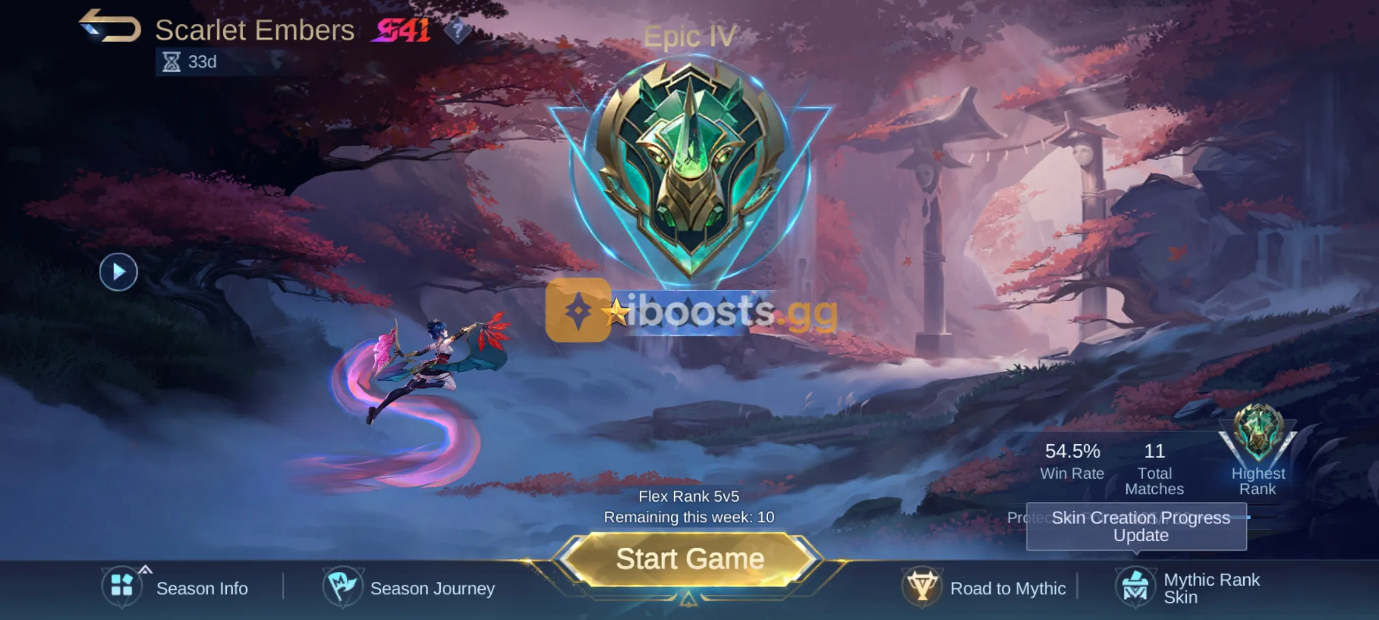 MLBB | Rank Epic IV | Level 16 | | 21 Heroes | 6 Skins | 99 Diamonds | Handleveled