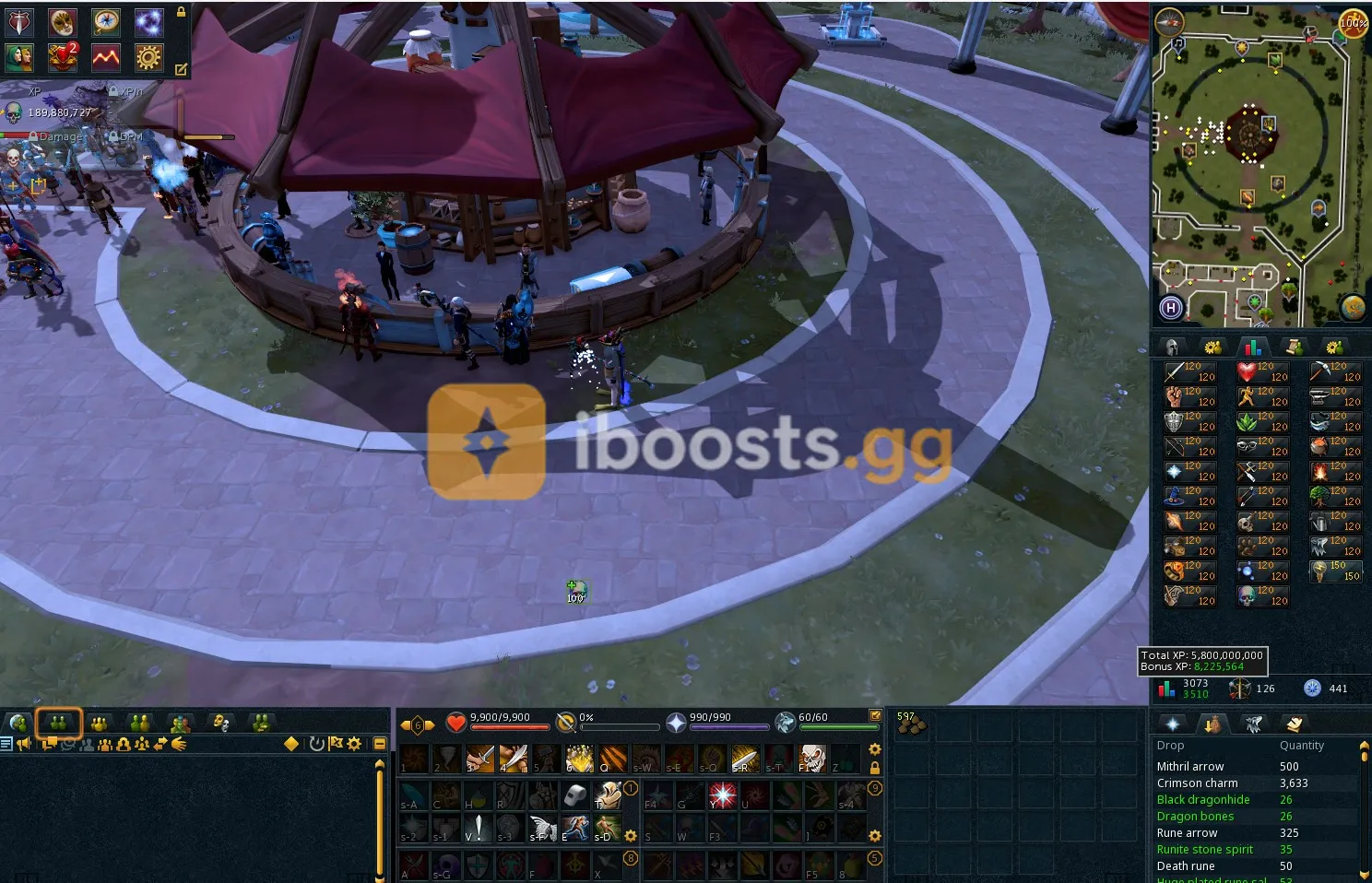 max xp, ex trim , rare titles, 3510 total level, 441 Qp, FULL ACCESS MAIN ACCOUNT