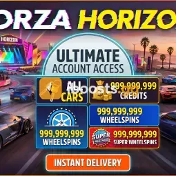  [ PC / XBOX ] ALL 638 CARS + 999 MILLION Credits / Super Wheelspins / Wheelspins / Skill Points FZ6 ⸱ MICROSOFT ACCOUNT (NO GAME Purchased)