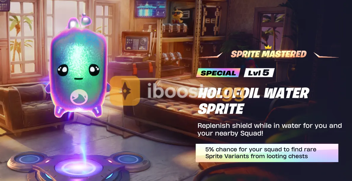 Holofoil Water Sprite – You Keep It Forever | Quick Service. - Image 1