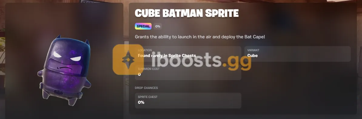 Cube Batman Sprite – You Keep It Forever | Quick Delivery.