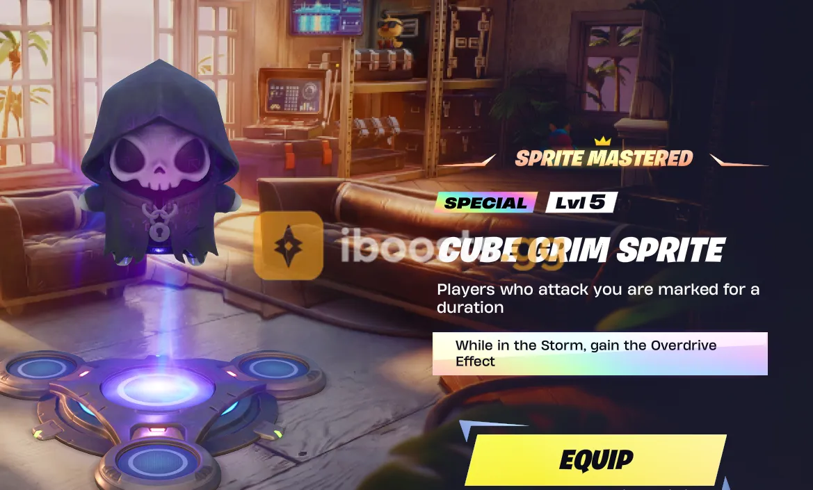 Cube Grim Sprite – Level 5 - Image 1