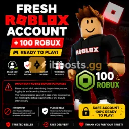 roblox account + 100 robux - Image 1