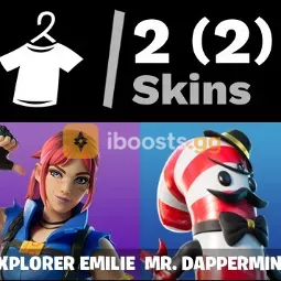 ✅2 Skins⭐Explorer Emilie + Mr. Dappermint⭐All Details Changeable - Image 1