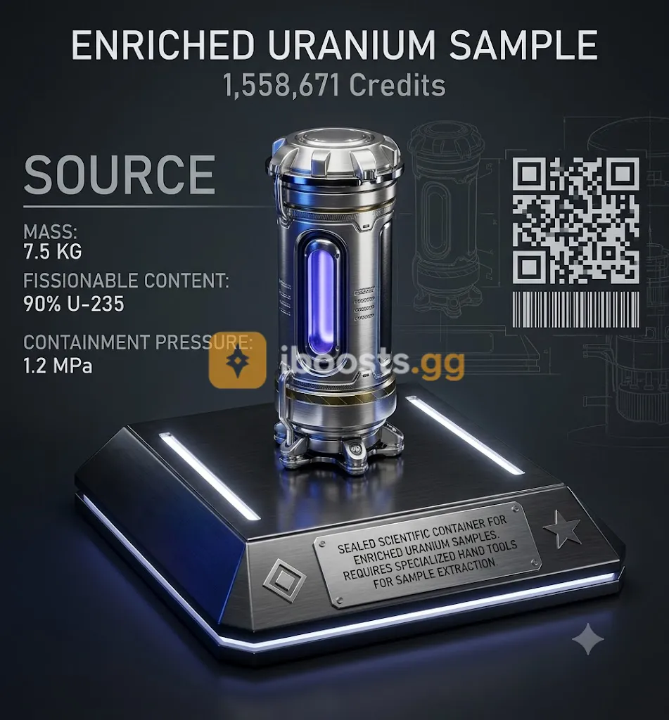 Enriched Uranium Sample